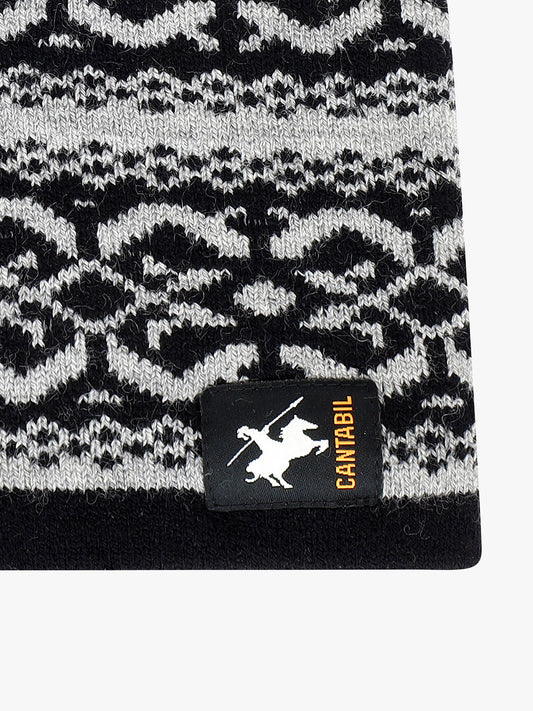 Men's Geometric Print Beanie Cap