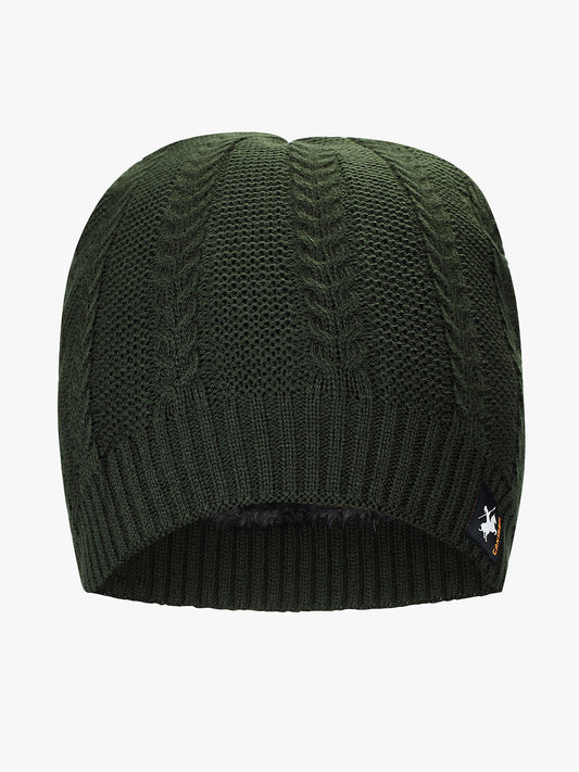 Men's Self Design Beanie Cap
