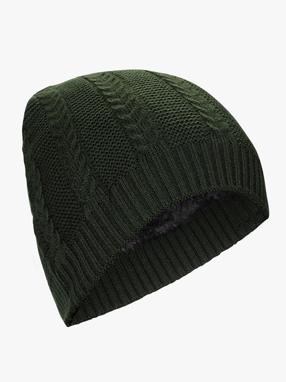 Men's Self Design Beanie Cap