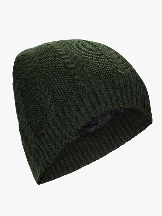 Men's Self Design Beanie Cap