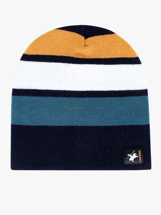 Men's Striped Beanie Cap