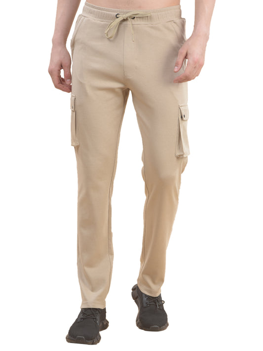Men Lightweight Cotton Blend Cargo Pants - Regular Fit | Casual & Travel Wear
