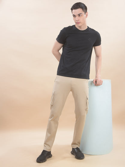 Men Lightweight Cotton Blend Cargo Pants - Regular Fit | Casual & Travel Wear