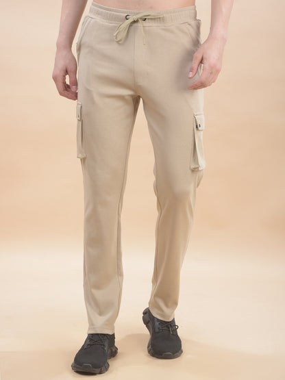 Men Lightweight Cotton Blend Cargo Pants - Regular Fit | Casual & Travel Wear