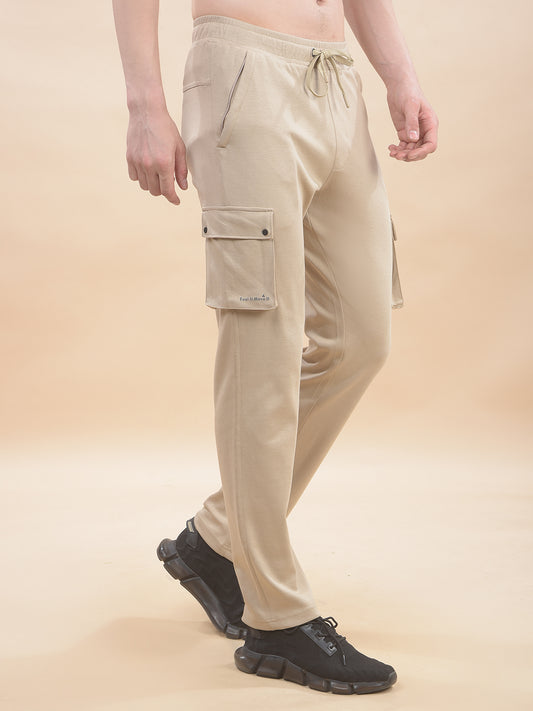 Men Lightweight Cotton Blend Cargo Pants - Regular Fit | Casual & Travel Wear