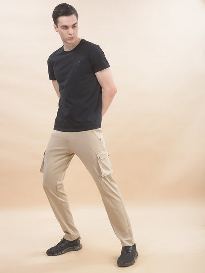 Men Lightweight Cotton Blend Cargo Pants - Regular Fit | Casual & Travel Wear