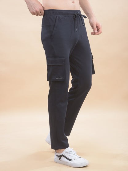 Men Lightweight Cotton Blend Cargo Pants - Regular Fit | Casual & Travel Wear