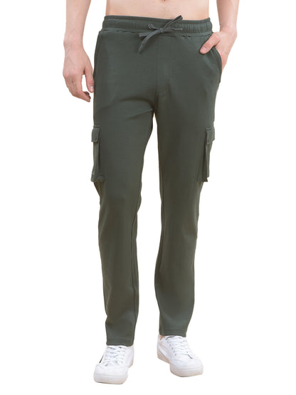 Men Lightweight Cotton Blend Cargo Pants - Regular Fit | Casual & Travel Wear