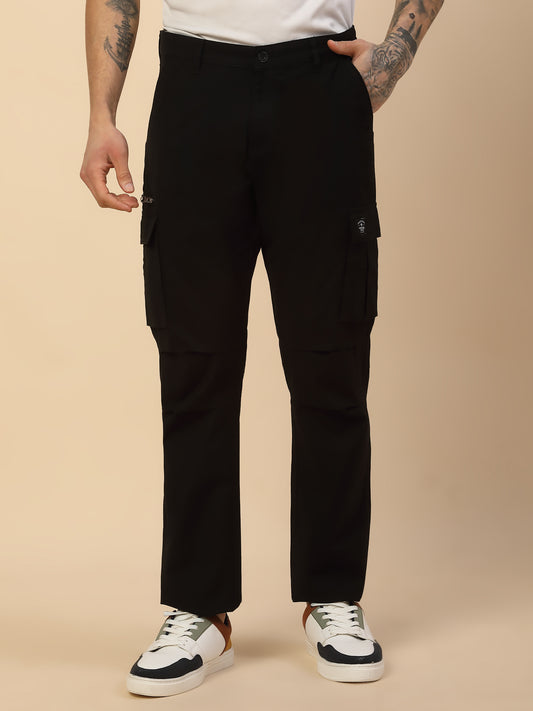 Men Lightweight Cotton Blend Cargo Pants - Straight Fit | Casual & Travel Wear | Cotton Blend