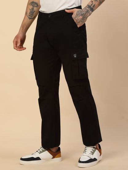 Men Lightweight Cotton Blend Cargo Pants - Straight Fit | Casual & Travel Wear | Cotton Blend