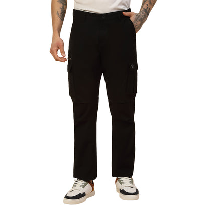 Men Lightweight Cotton Blend Cargo Pants - Straight Fit | Casual & Travel Wear | Cotton Blend
