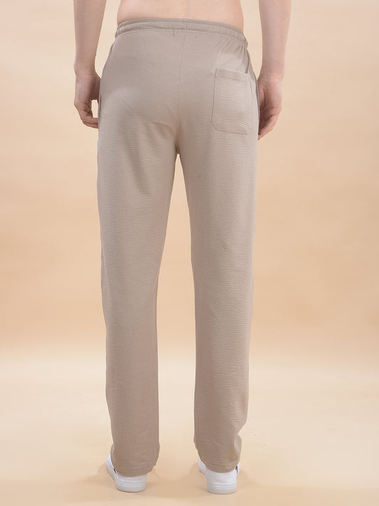 Track Pants for Men l Breathable & Soft with Color Fastness Regular Fit Poly Cotton Solid Pattern Drawstring Closure