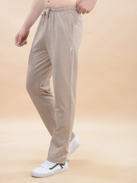 Track Pants for Men l Breathable & Soft with Color Fastness Regular Fit Poly Cotton Solid Pattern Drawstring Closure