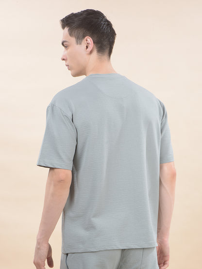 T-Shirt for Men | Breathable & Soft with Color Fastness Regular Fit Round Neck Poly Cotton Fabric Printed Pattern
