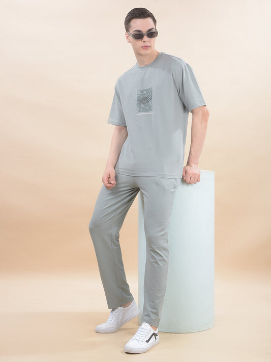 T-Shirt for Men | Breathable & Soft with Color Fastness Regular Fit Round Neck Poly Cotton Fabric Printed Pattern