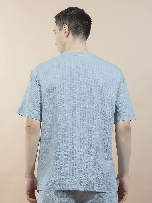 T-Shirt for Men | Breathable & Soft with Color Fastness Regular Fit Round Neck Poly Cotton Fabric Printed Pattern