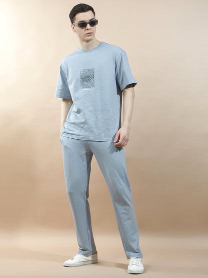 T-Shirt for Men | Breathable & Soft with Color Fastness Regular Fit Round Neck Poly Cotton Fabric Printed Pattern