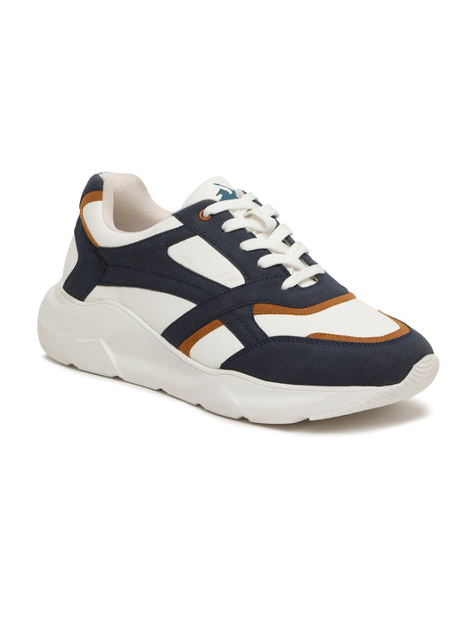 Casual Sneaker Shoes for Men | Lightweight & Comfortable with Cushioned Insole Polyurethane (PU) Upper Ethylene Vinyl Acetate Sole Lace-Up Closure