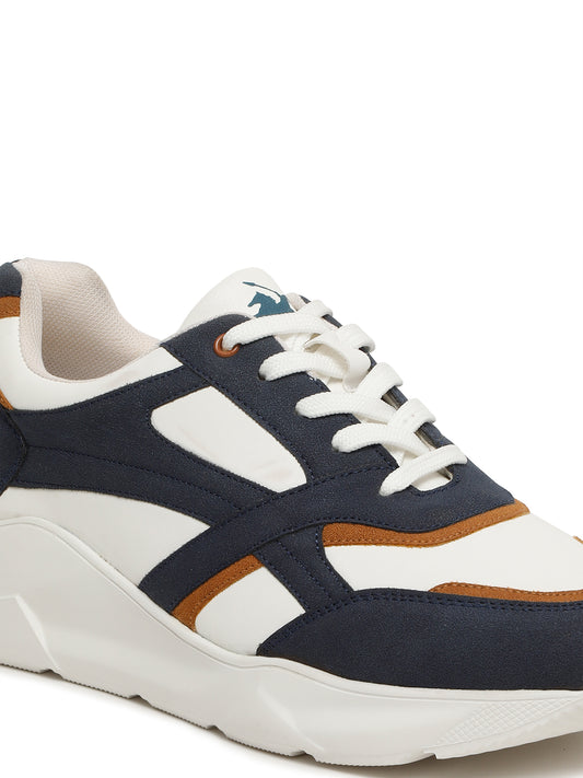 Casual Sneaker Shoes for Men | Lightweight & Comfortable with Cushioned Insole Polyurethane (PU) Upper Ethylene Vinyl Acetate Sole Lace-Up Closure