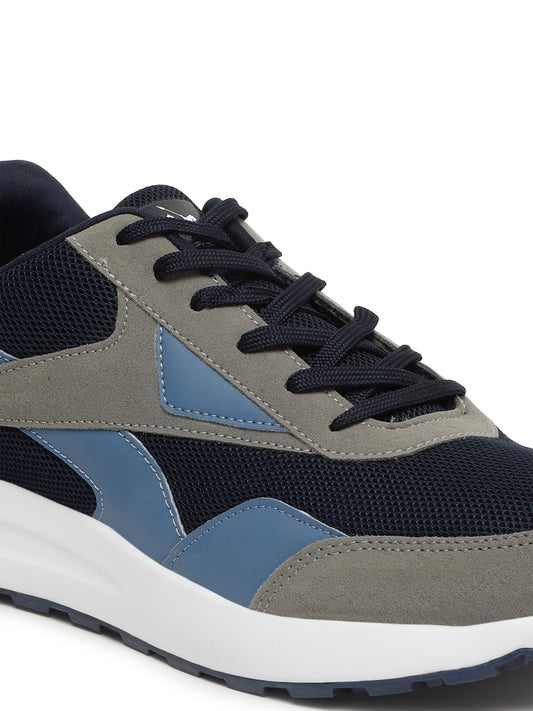 Casual Sports Shoes for Men | Lightweight & Comfortable with Cushioned Insole Mesh Upper TPR Sole Slip on Closure.