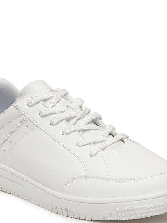 Casual Sneaker Shoes for Men | Lightweight & Comfortable with Cushioned Insole Polyurethane (PU) Upper TPR Sole Lace-Up Closure