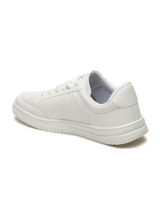 Casual Sneaker Shoes for Men | Lightweight & Comfortable with Cushioned Insole Polyurethane (PU) Upper TPR Sole Lace-Up Closure