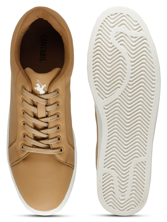 Casual Sneaker Shoes for Men | Lightweight & Comfortable with Cushioned Insole Polyurethane (PU) Upper TPR Sole Lace-Up Closure