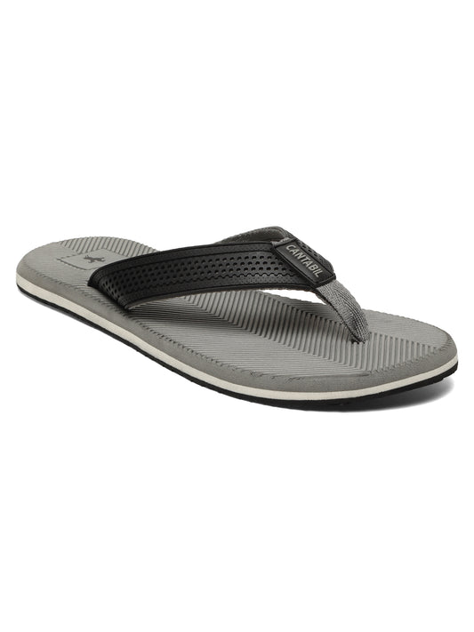 Casual Flip Flop for Men | Lightweight & Comfortable with Cushioned Insole Silicon Upper Rubber Sole Slip on Closure.