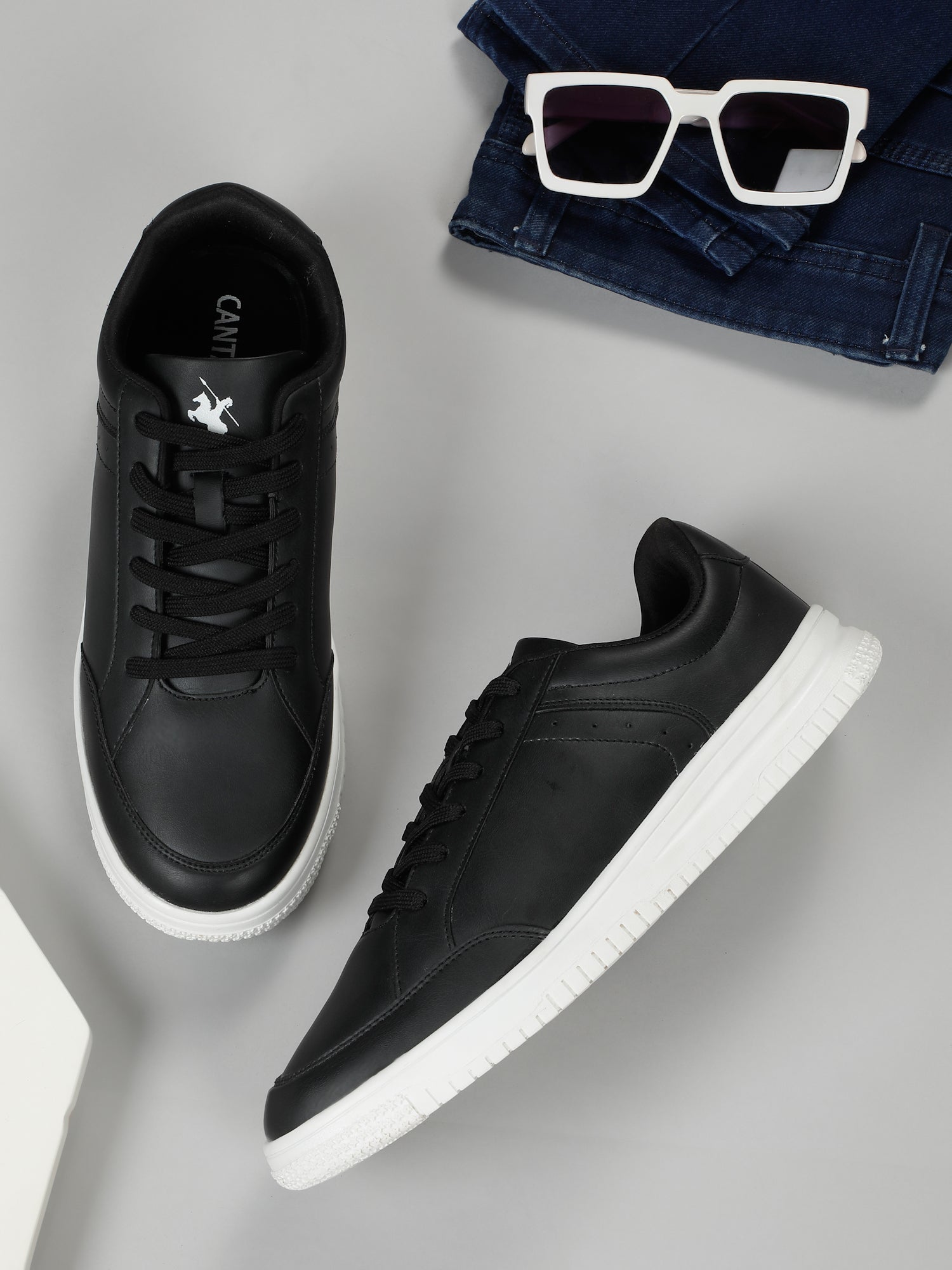 Sneakers Black Shoes With Jeans Casual Sneaker Shoes For Men