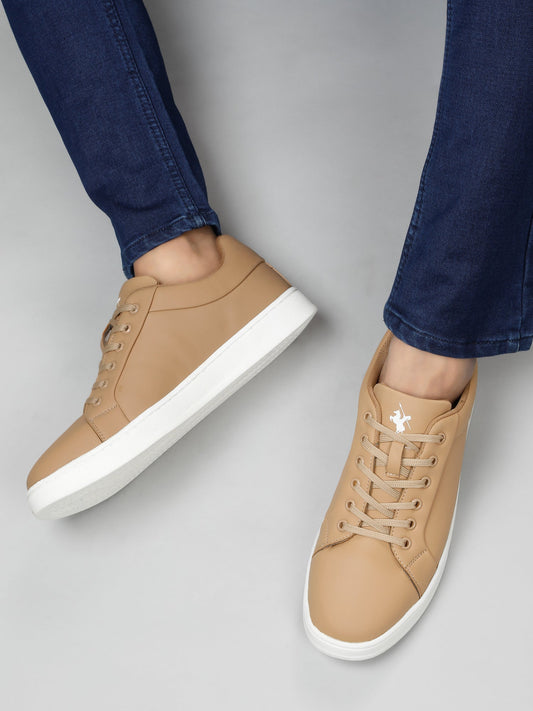 Casual Sneaker Shoes for Men | Lightweight & Comfortable with Cushioned Insole Polyurethane (PU) Upper TPR Sole Lace-Up Closure