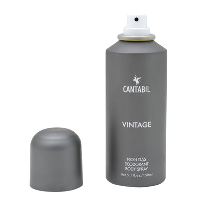 Vintage Unisex Long Lasting No Gas, with Jasmine, Amber and Vanilla Deodorant Spray  -  For Men & Women (450 ml, Pack of 3)