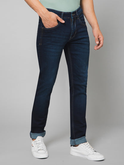 Cantabil Men Dark Blue Jeans (7132829745291)