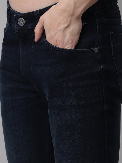 Men's Ultra Narrow fit Light Fade Navy Blue  Jeans