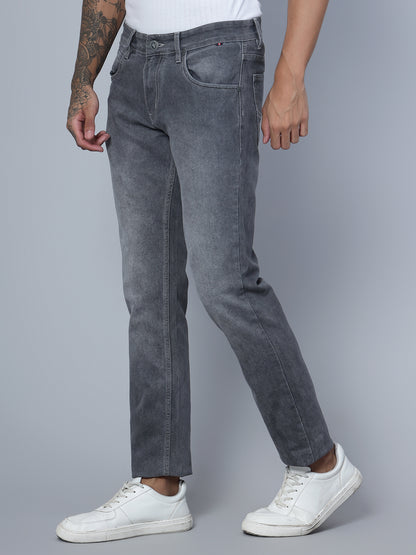 Men's Ultra Narrow fit Heavy Fade Grey  Jeans