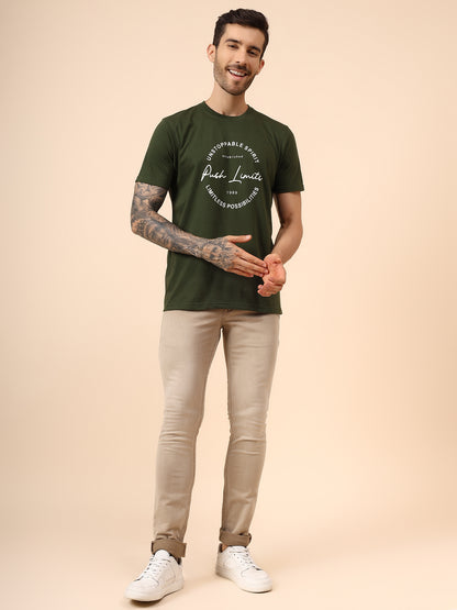 Denim Jeans for Men l Breathable & Soft with Color Fastness Ultra Narrow Fit Cotton Fabric Solid Pattern Button Closure