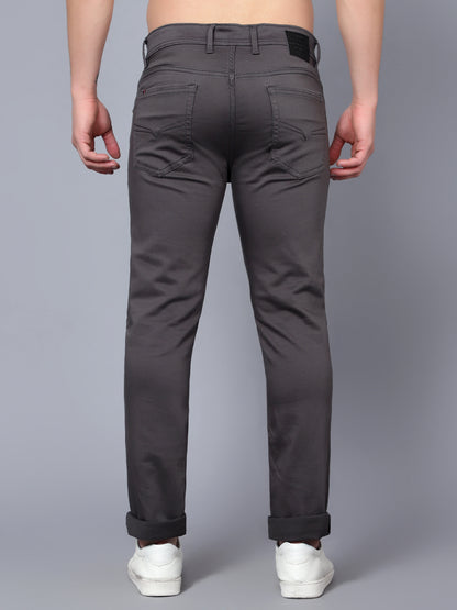 Men's Olive Ultra Narrow Fit Casual Denim Jeans