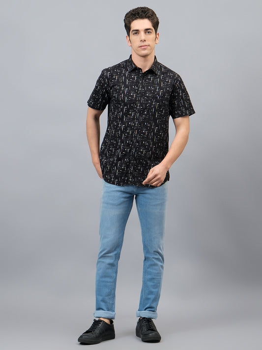 Denim Jeans for Men l Breathable & Soft with Color Fastness Ultra Narrow Fit Cotton Fabric Solid Pattern Button Closure