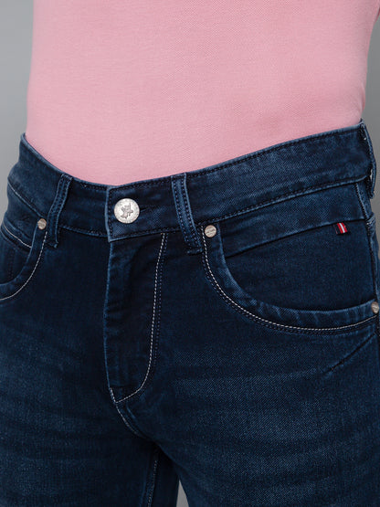 Cantabil Men Dark Mercerised Jeans (7132833939595)