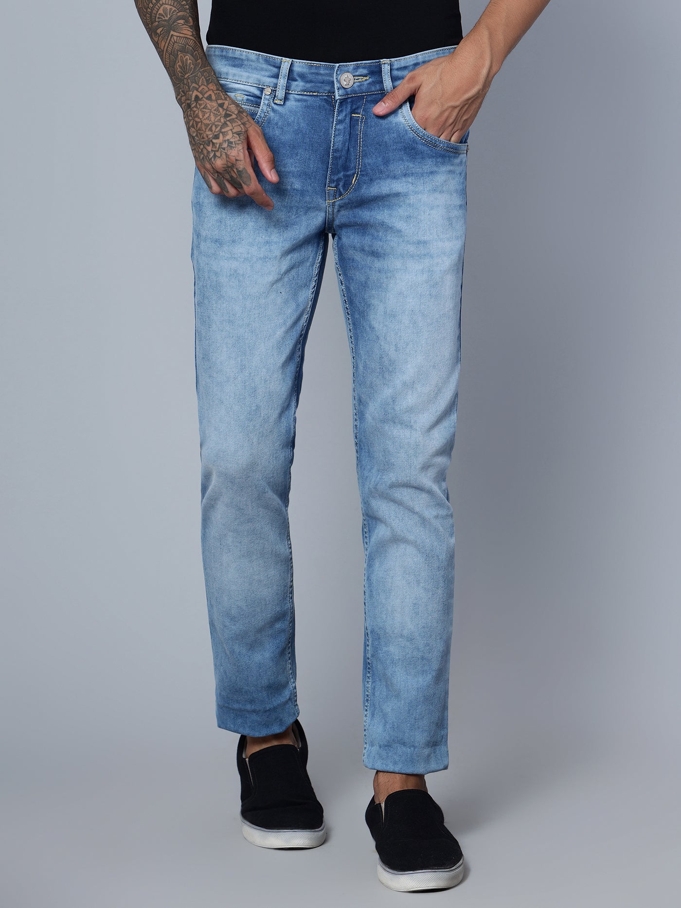 Buy Highlander Blue Straight Fit Highly Distressed Stretchable Jeans for Men  Online at Rs.759 - Ketch