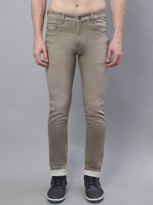 Cantabil Men Beige Jeans (7136114737291)