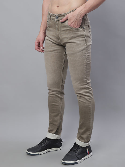 Cantabil Men Beige Jeans (7136114737291)