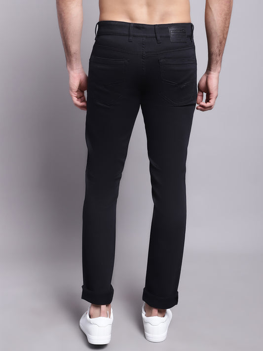 Cantabil Men Black Stretchable Jeans (7137617281163)