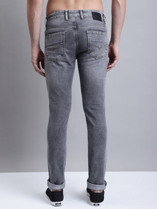 Cantabil Men Grey Clean Look Casual Jeans (7156152402059)
