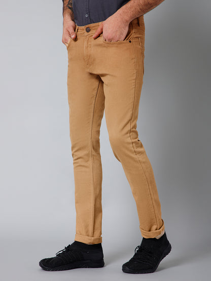 Men's Ultra Narrow fit No Fade Khaki  Jeans