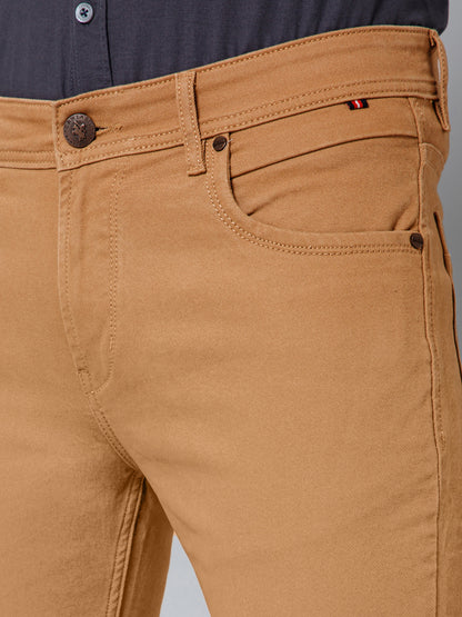 Men's Ultra Narrow fit No Fade Khaki  Jeans