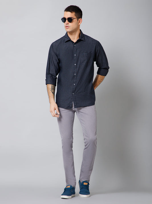 Denim Jeans for Men l Breathable & Soft with Color Fastness Ultra Narrow Fit Cotton Fabric Solid Pattern Button Closure