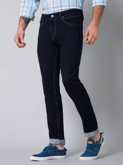 Men's Ultra Narrow fit No Fade Indigo Blue  Jeans