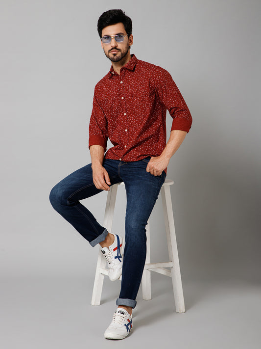Denim Jeans for Men l Breathable & Soft with Color Fastness Ultra Narrow Fit Cotton Fabric Solid Pattern Button Closure