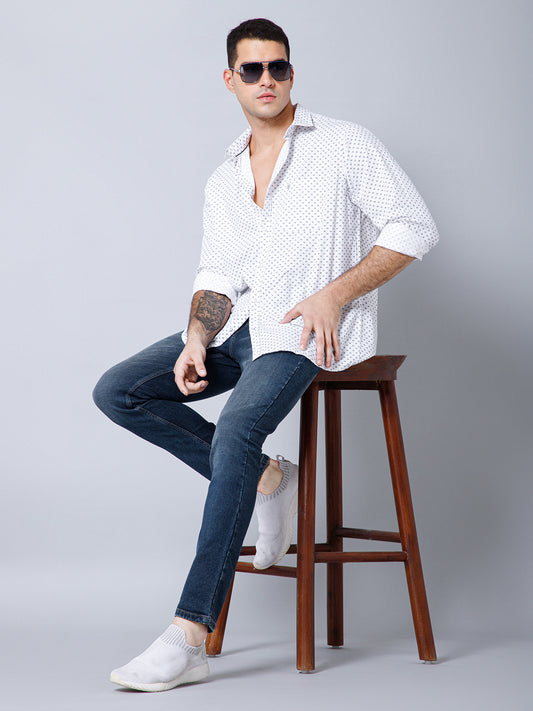 Denim Jeans for Men l Breathable & Soft with Color Fastness Ultra Narrow Fit Cotton Fabric Solid Pattern Button Closure