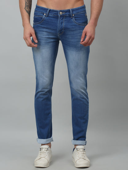 Men's Ultra Narrow fit Heavy Fade Blue  Jeans